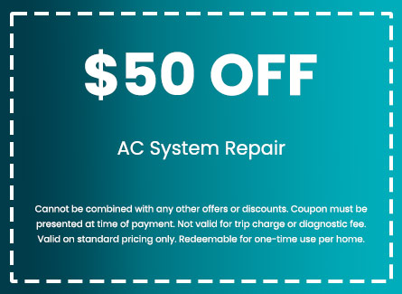 Discount on AC System Repair