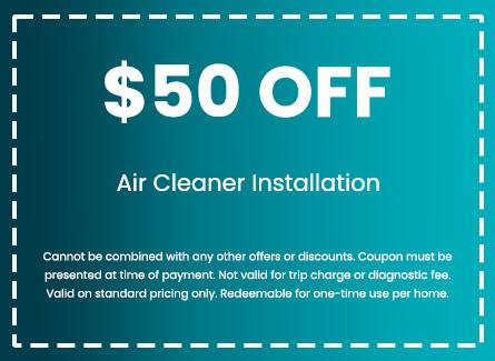Discount on Air Cleaner Installation