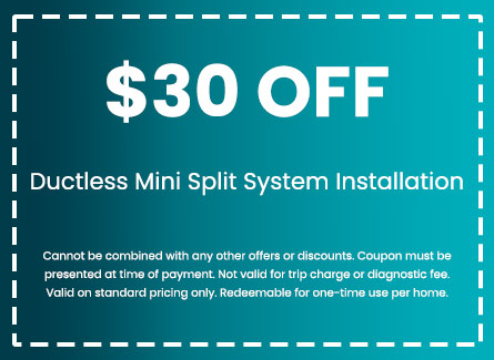 Discount on Ductless Mini Split AC Systems