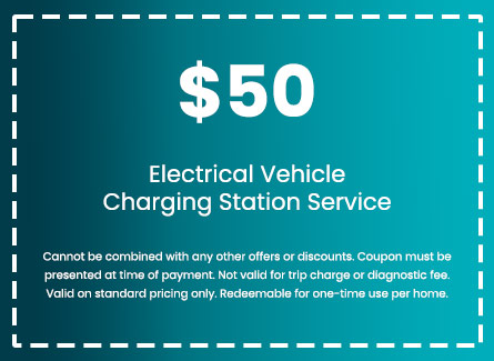 Discount on Electrcial Vehicle Charging Station