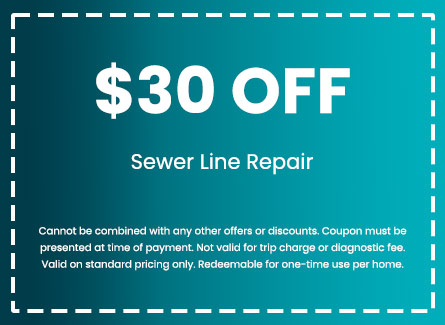 Discount on Sewer Line Repair