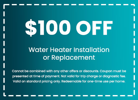 Discount on Water Heater Installation