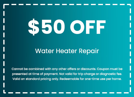 Discount on Water Heater Repair